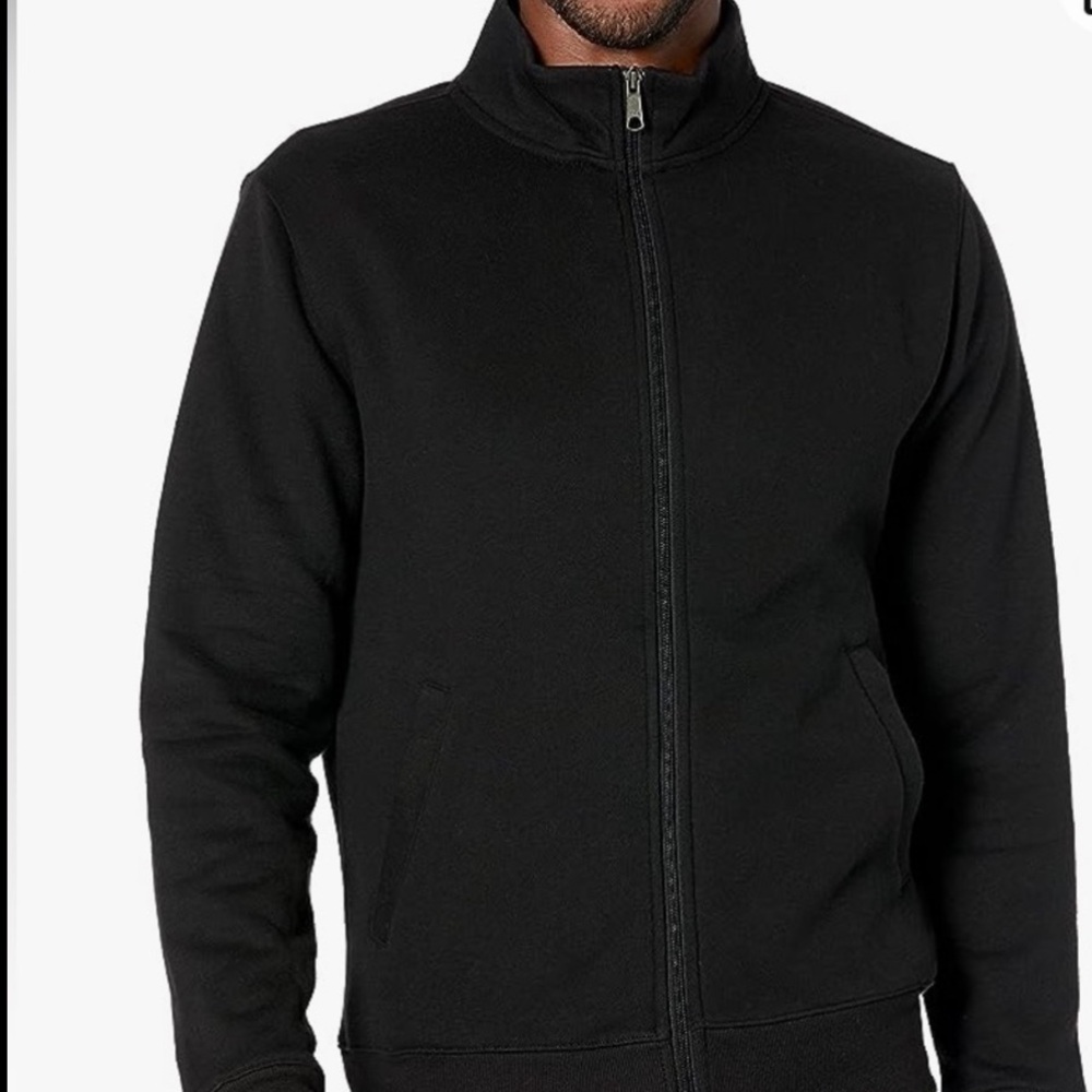 Amazon Canada Corporate Fleece Full Zip Jacket Red Maple Leaf Medium